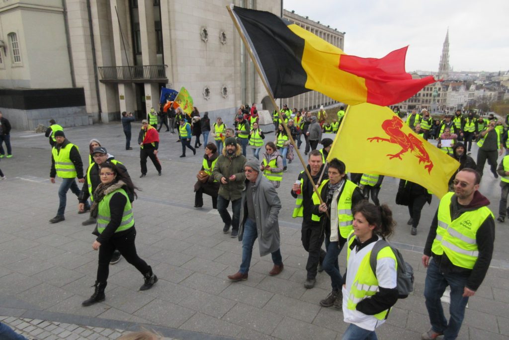 Actions Des Gilets Jaunes Ce 8 Décembre à Bruxelles Nation